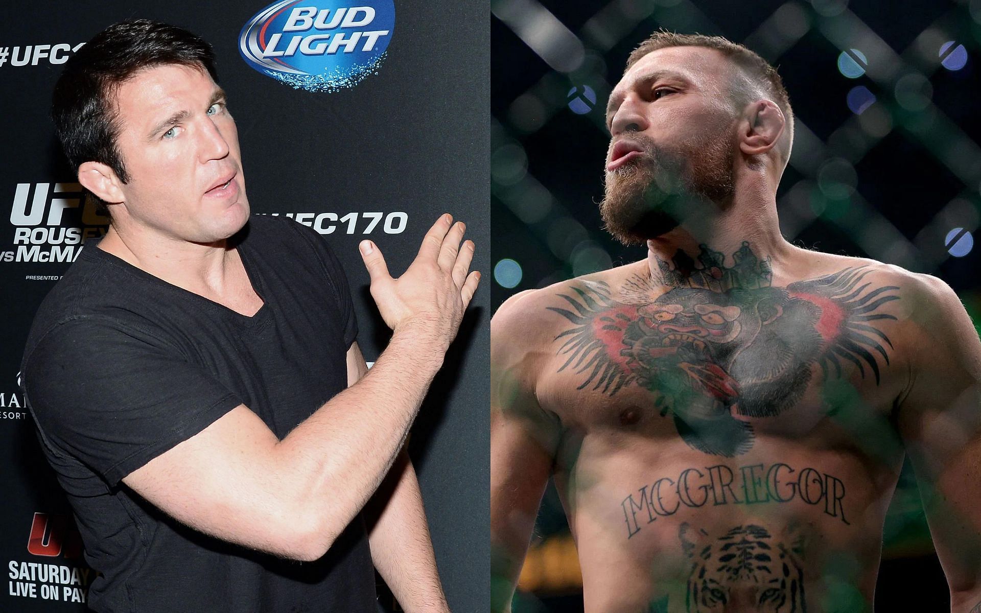 Chael Sonnen (Left) and Conor McGregor (Right) (Images courtesy of Getty)