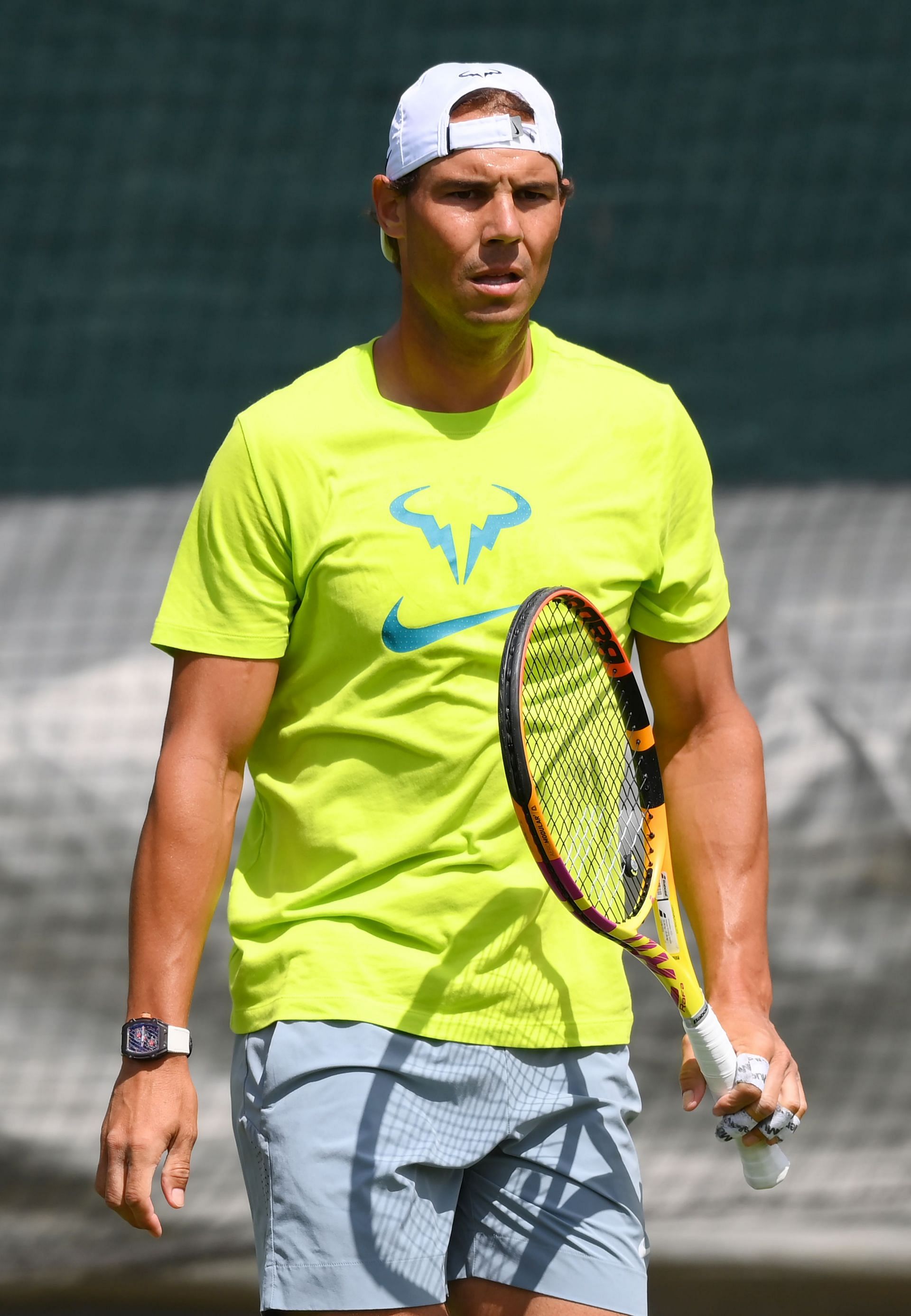 Rafael Nadal preparing for Wimbledon