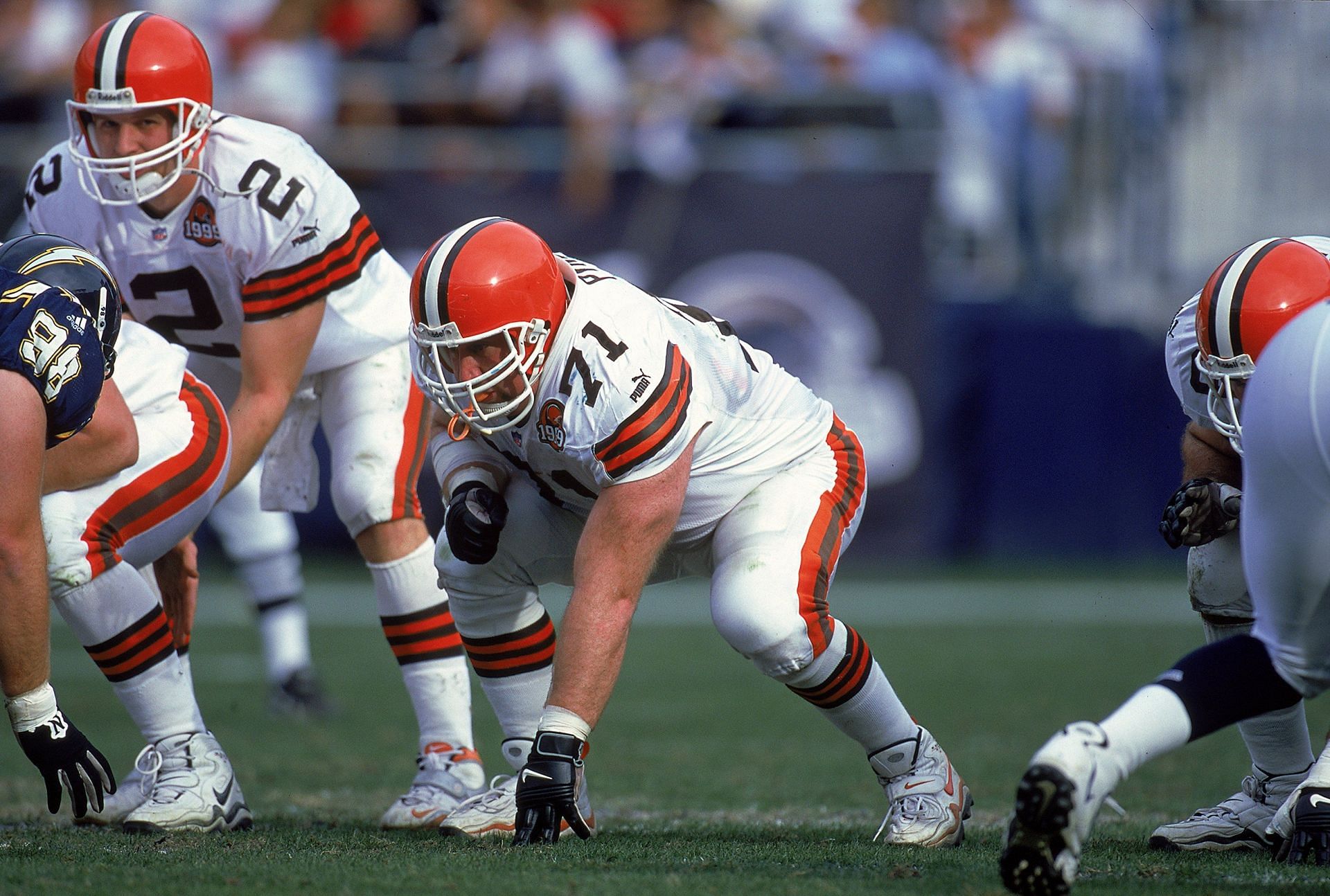Cleveland Browns offensive lineman Jim Pyne