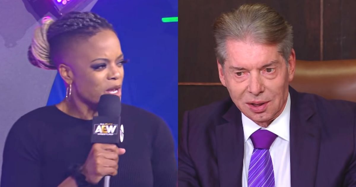 Former AEW star Big Swole and Vince McMahon!