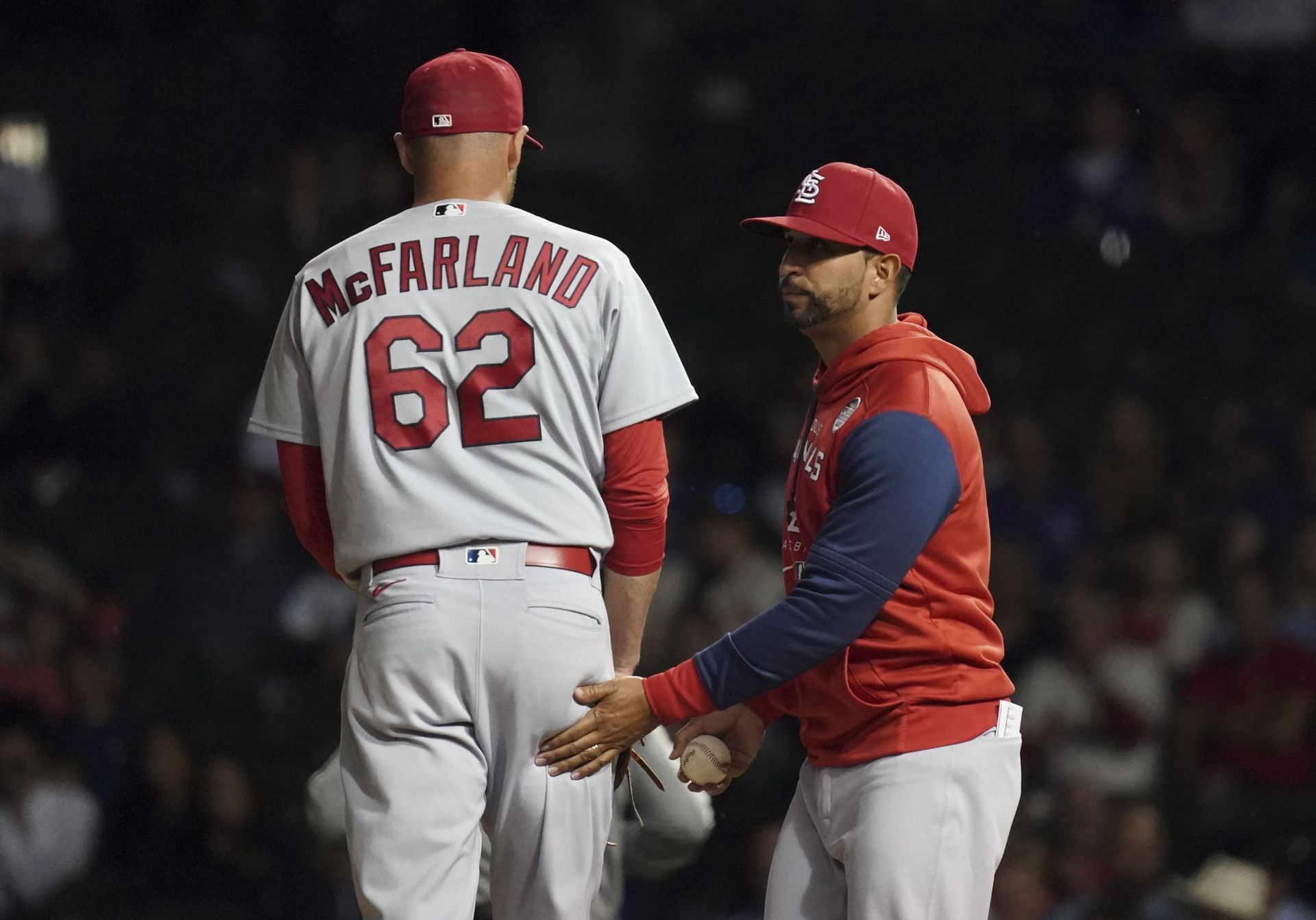 St. Louis Cardinals pitcher T.J. McFarland has a brutal 7.65 earned run average over 20 relief innings this season