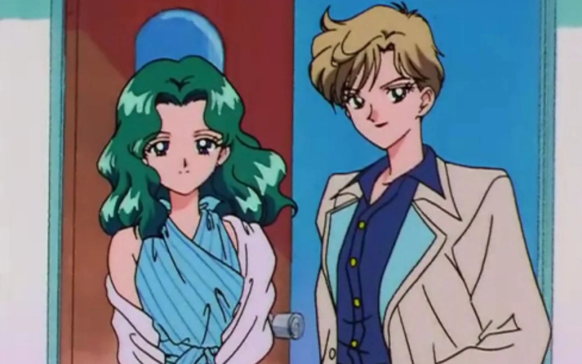 Sailor Neptune and Sailor Uranus are one of the more well-known examples related to LGBTQ (Image via Toei Animation)