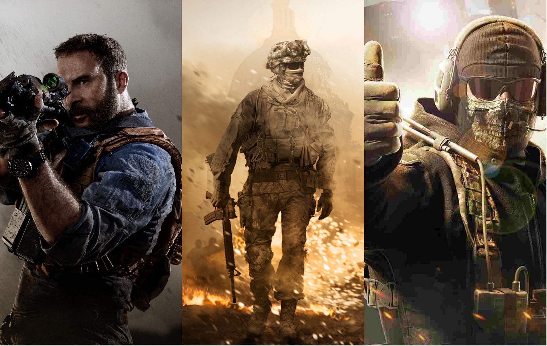 All COD titles listed since 2003 (Images via Activision)