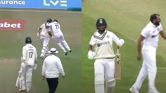 मोहम्मद शमी ने चेतेश्वर को शून्य पर आउट करने के बाद खास अंदाज में मनाया जश्न, देखें वीडियो