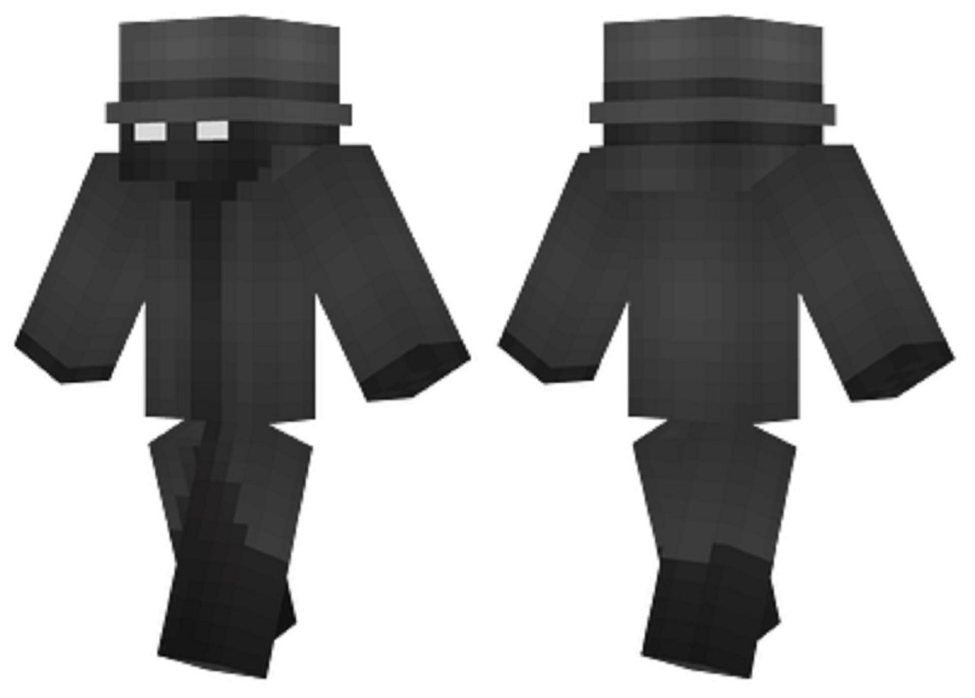 This shadowy skin certainly looks mysterious (Image xTheft/MinecraftSkins.net)