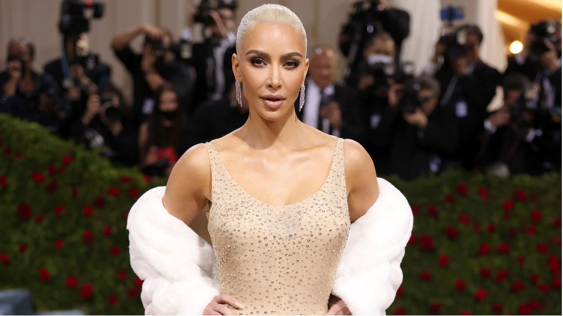 Kim Kardashian wore Marilyn Monroe&#039;s iconic dress, which happens to be 60 years old (Image via Getty Images)