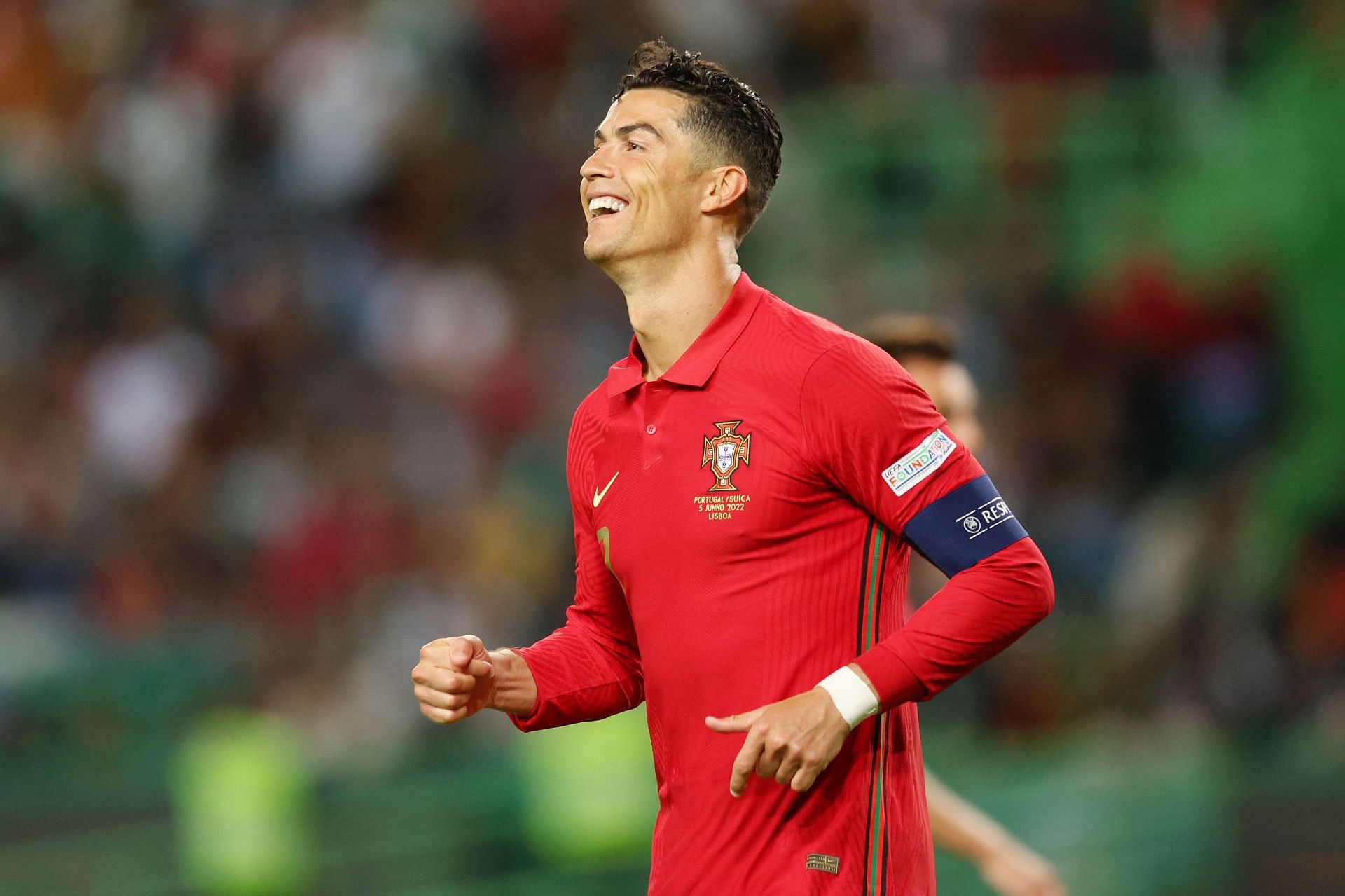 Cristiano Ronaldo scored a brace against Switzerland