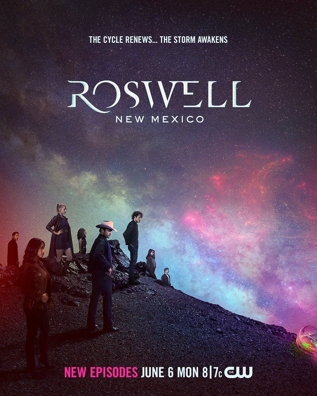Season 4 of Roswell, New Mexico premieres June 6, 2022 (Image via CW)