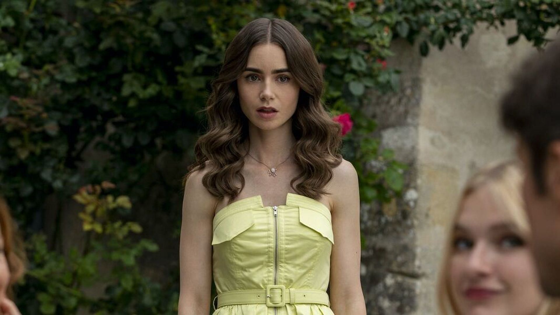 Still from Netflix&#039;s Emily in Paris starring Lily Collins (Image via Netflix)