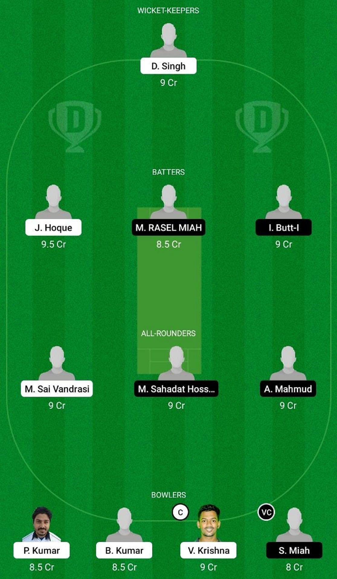 PRB vs PRT Dream11 Fantasy Suggestion #2