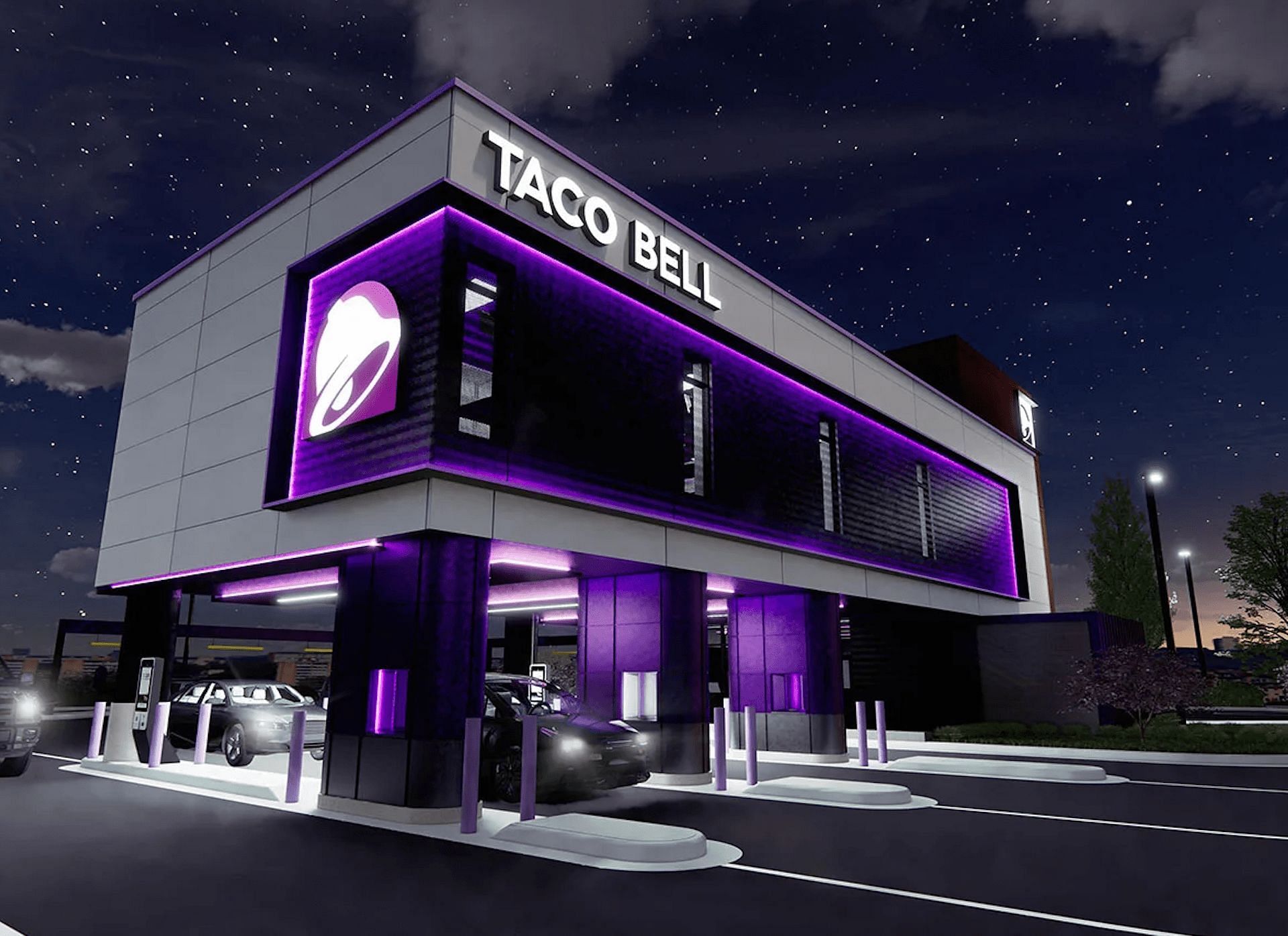 Taco Bell&#039;s newest drive-thru &#039;Defy&#039; (image via @TacoBellNews/twitter)
