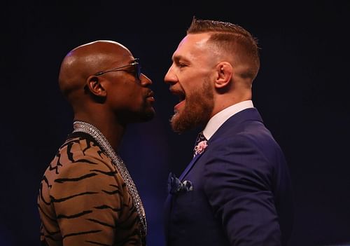 Floyd Mayweather (left), Conor McGregor (Right) (Image via Getty)