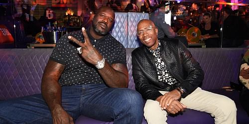 Shaquille O'Neal and Kenny Smith (Photo: CNET)