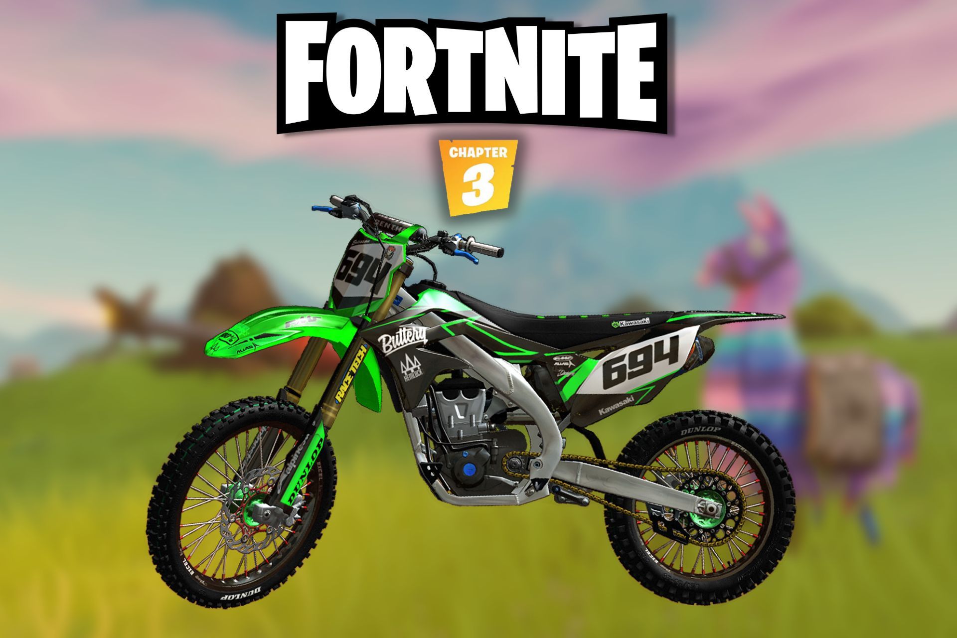 Motorcycles will be roaring their way towards Fortnite soon (Image via Sportskeeda)