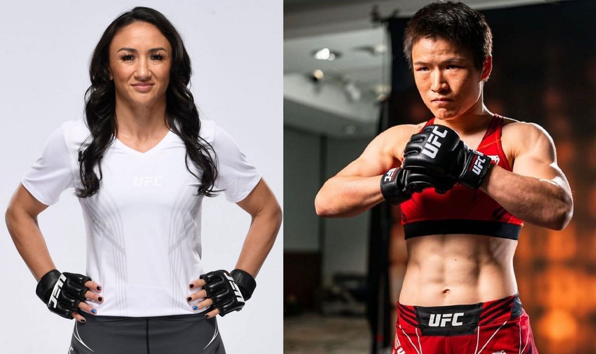 Carla Esparza (left) and Zhang Weili (right) [Images via @carlaesparza1 and @zhangweilimma on Instagram]