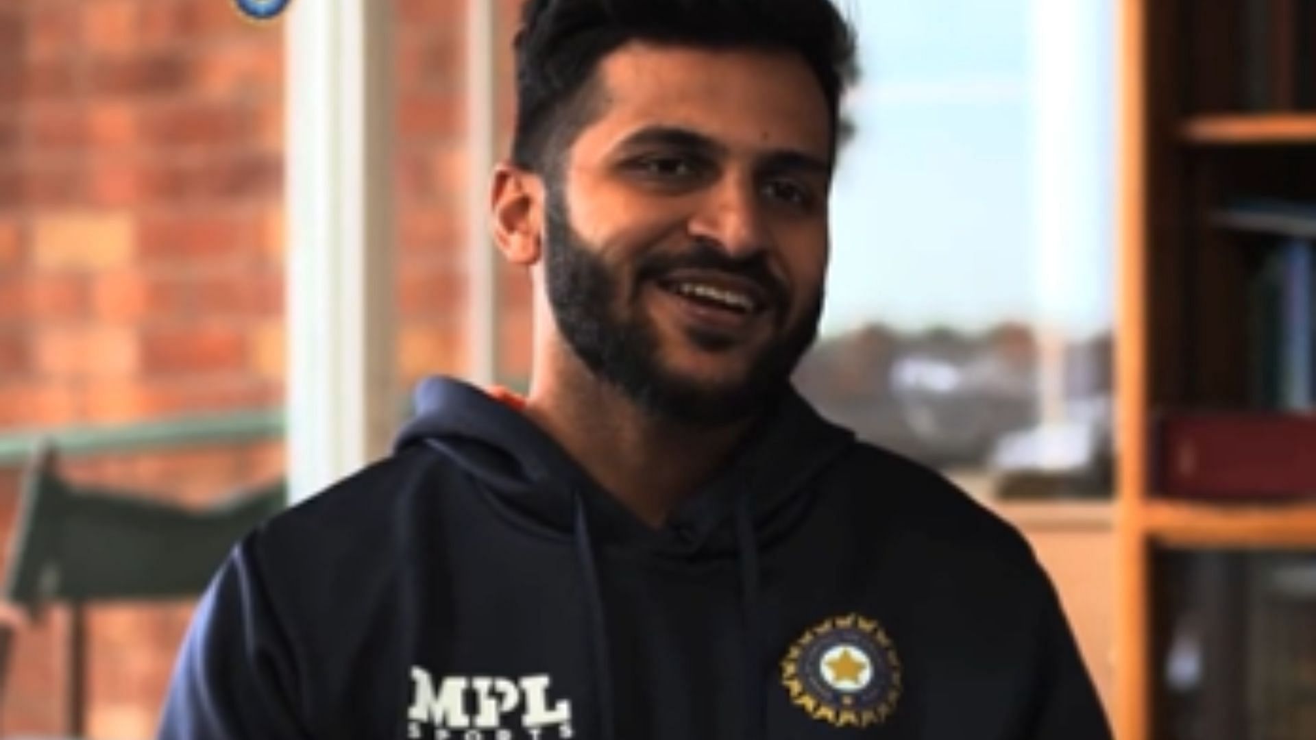 Shardul Thakur in a candid chat ahead of the one-off Test. (P.C.:BCCI)