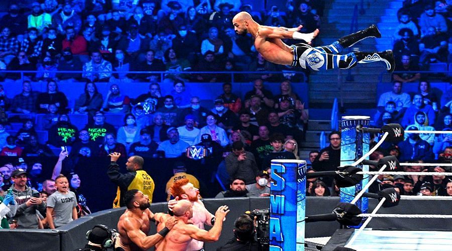 Former Intercontinental Champion Ricochet is one of WWE&#039;s most amazing aerial artists