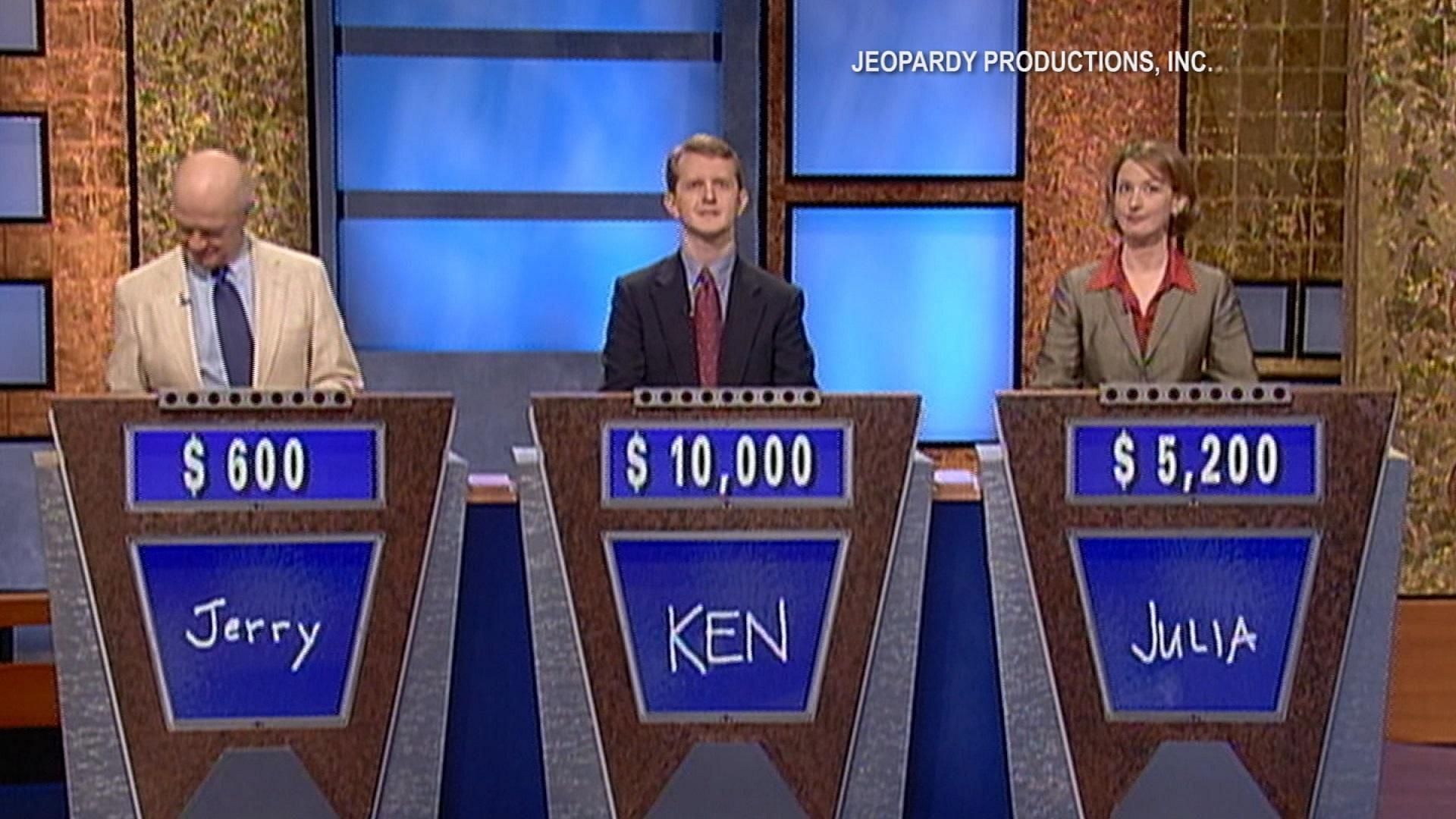 A still from Jeopardy! (Image via @Jeopardy/Instagram)