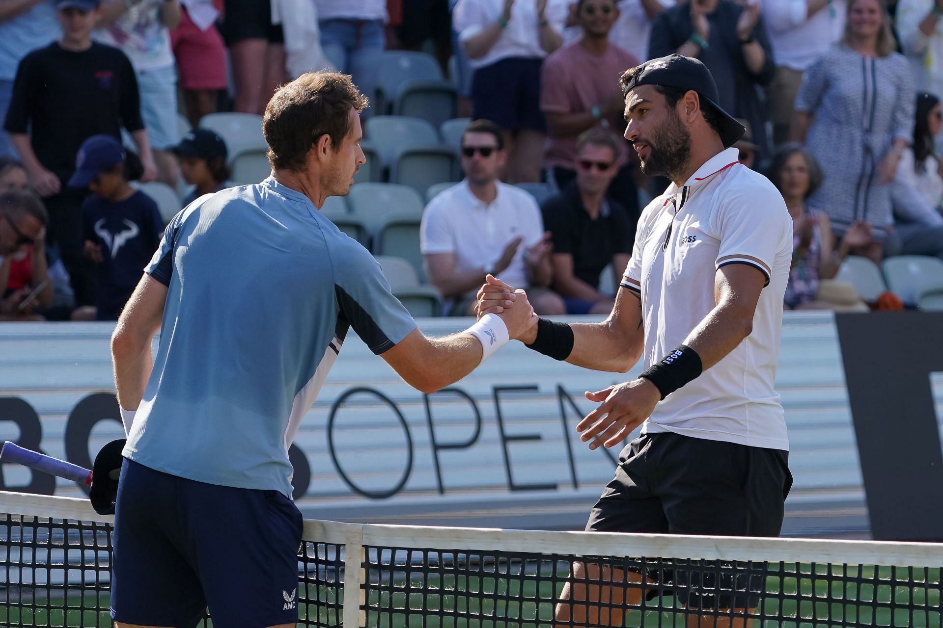 Matteo Berrettini won the BOSS Open in Stuttgart by beating Andy Murray