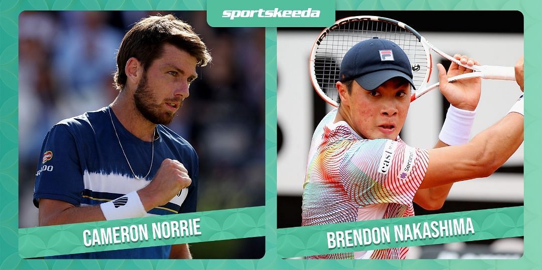 Cameron Norrie will face off against Brandon Nakashima in the second round of the Eastbourne International