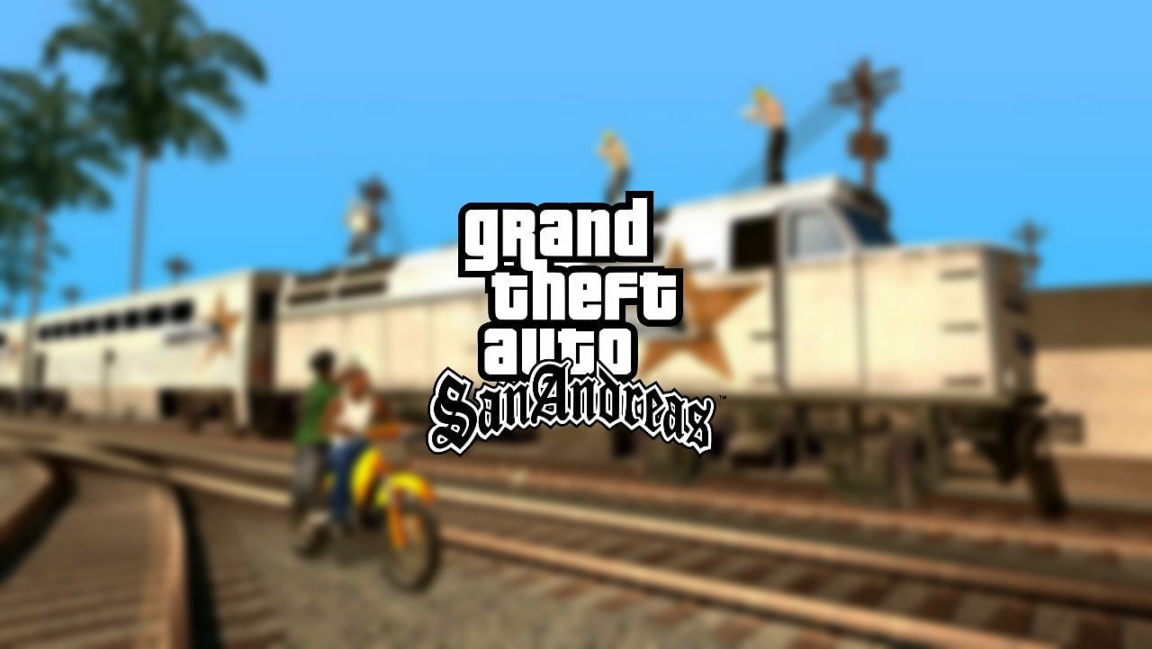 Following the train is one of the hardest challenges in GTA San Andreas (Image via Sportskeeda)