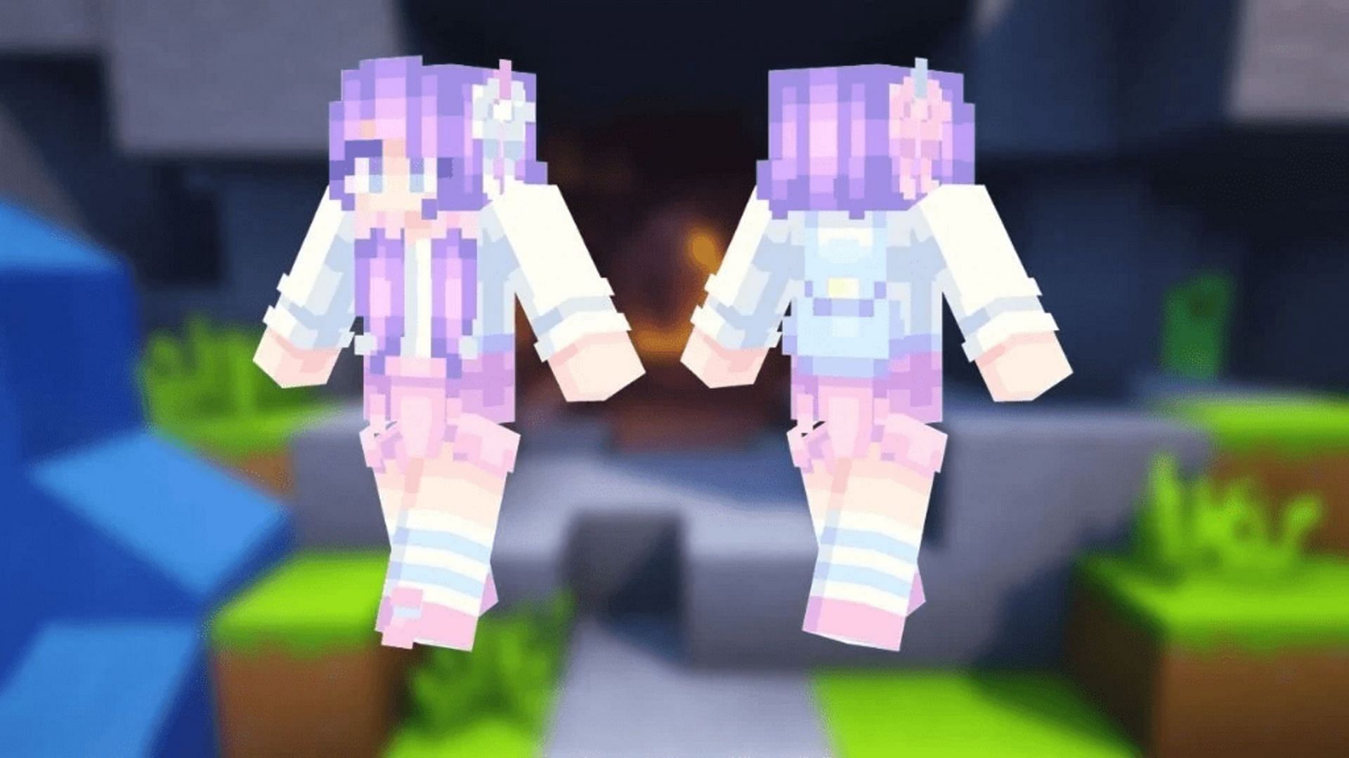 &quot;Pastel Girl&quot; Minecraft skin by Pun (Image via Pun/Minecraftskins.net)