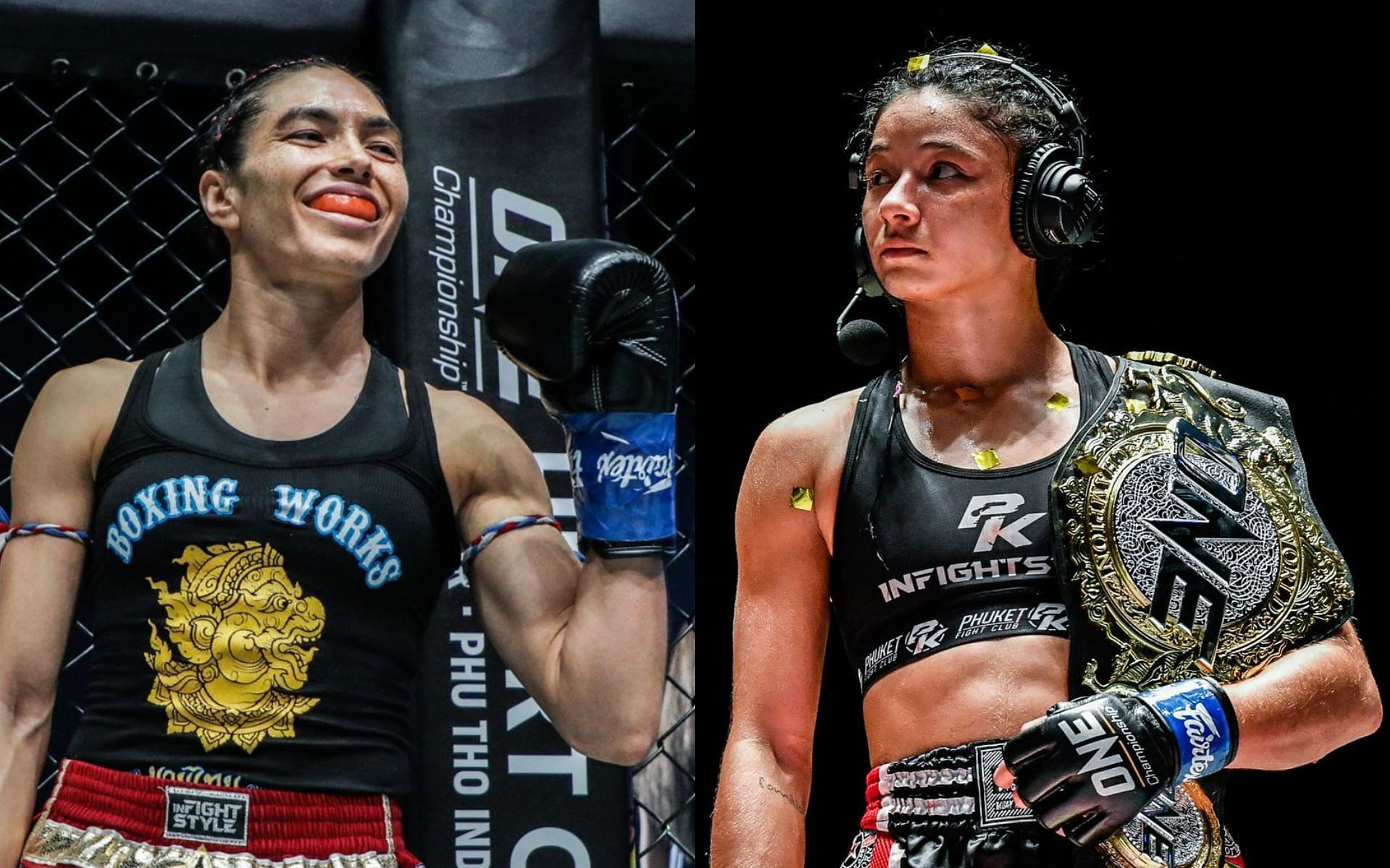 Janet Todd (left) and Allycia Hellen Rodrigues (right) [Photos ONE Championship]