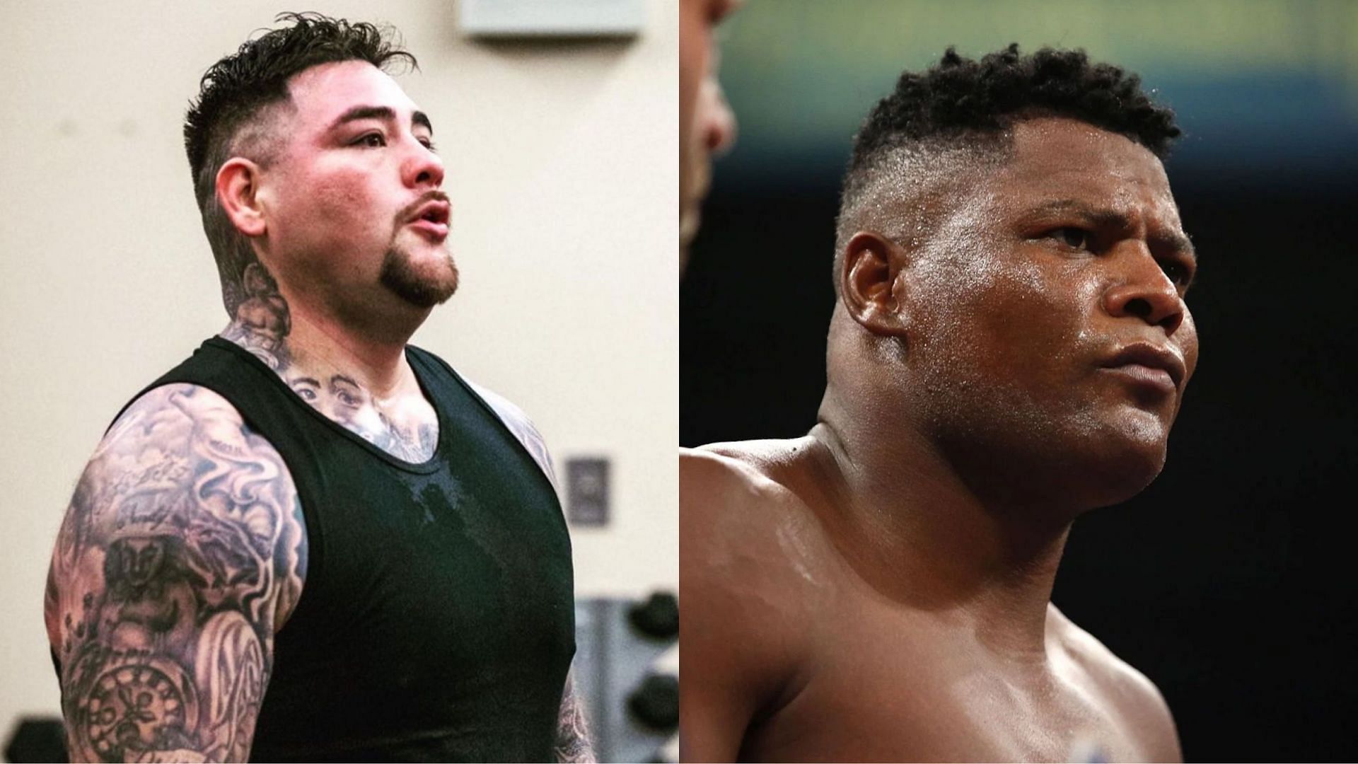 Andy Ruiz Jr. (left, @andy_destroyer13), Luis Ortiz (right) [images courtesy of Instagram and Getty]