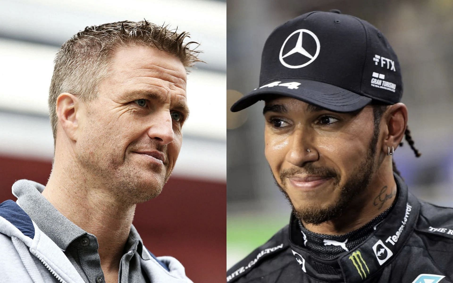 Ralf Schumacher (left) and Lewis Hamilton (right)