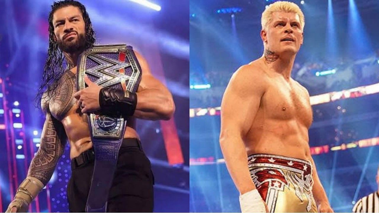 WWE सुपरस्टार्स रोमन रेंस और कोडी रोड्स