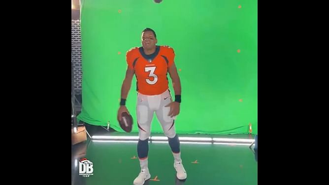 "The personality of an empty water bottle" - NFL fans poke fun at Russell Wilson's Broncos photoshoot