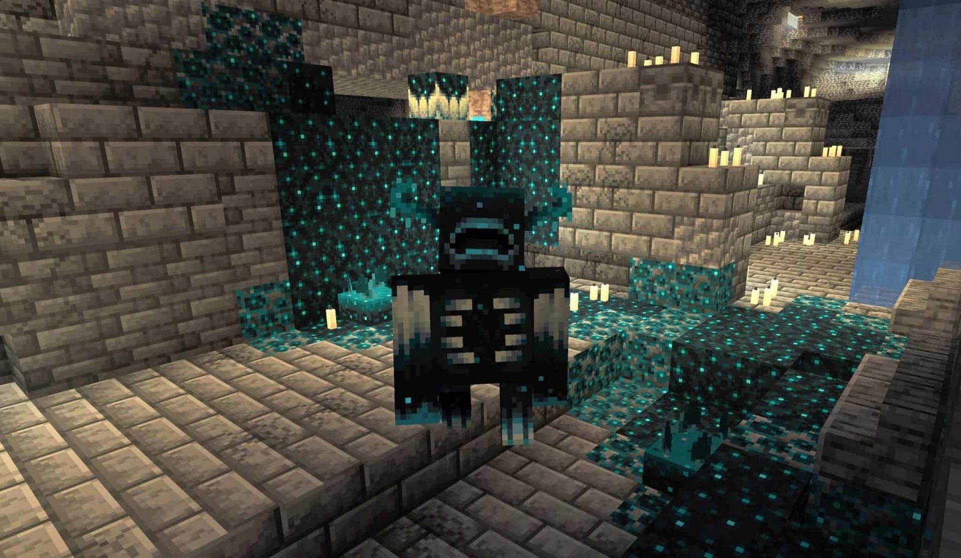 The Warden in Minecraft 1.19 (Image via Mojang)