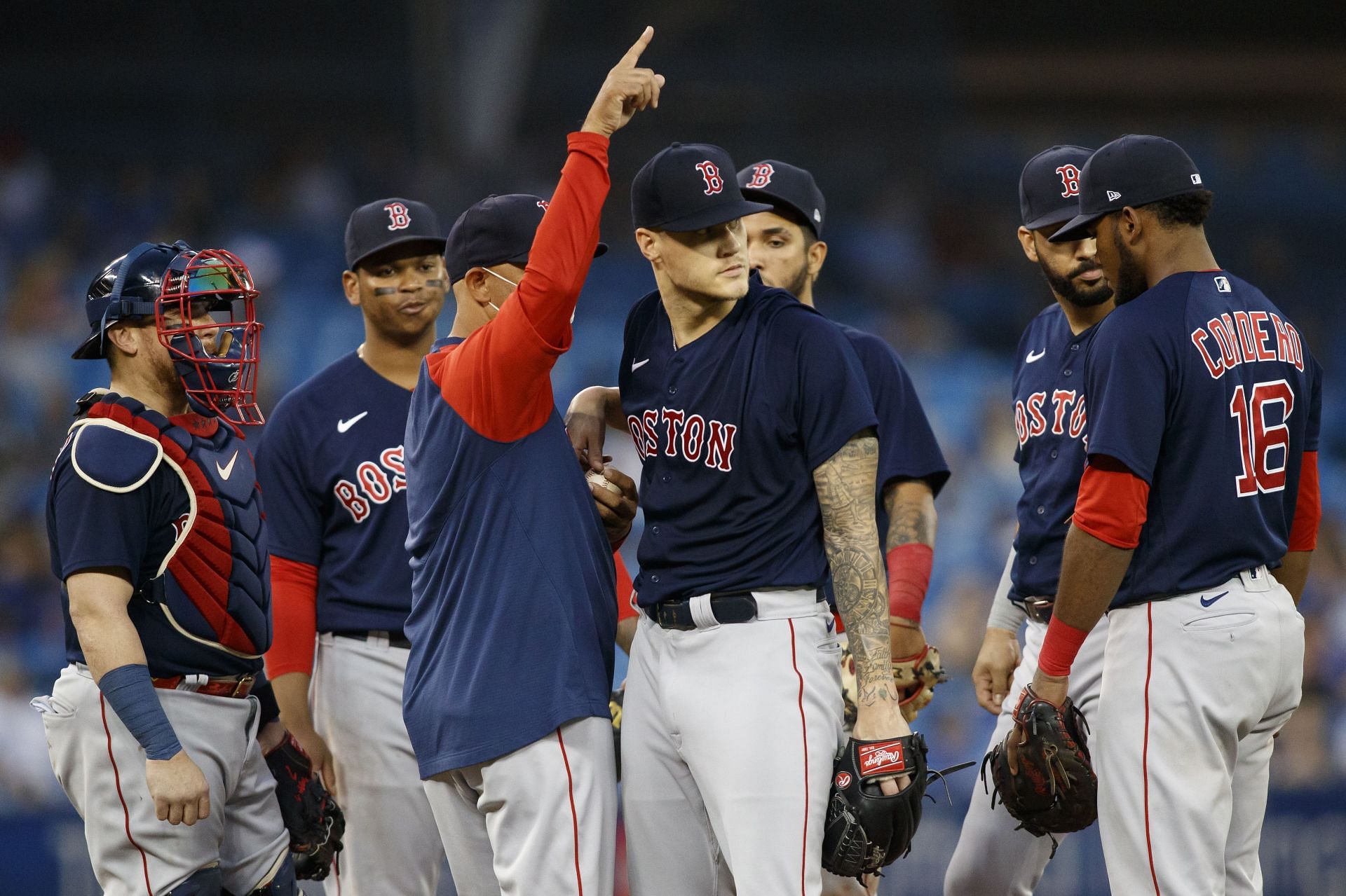 Alex Cora of the Boston Red Sox