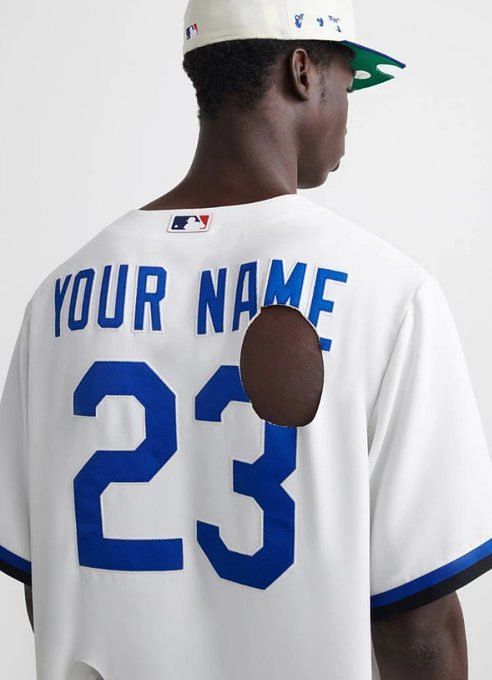 Ah f**k, my budget was $1029 Is it really $1,030 or is one of those zeros  just another hole - Twitterati cannot stop roasting Off-White MLB jerseys  with holes offered at a