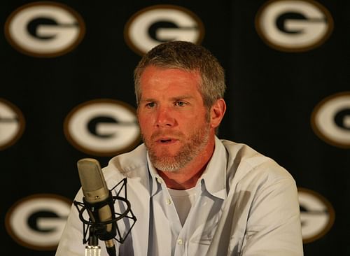 Green Bay Packers quarterback Brett Favre