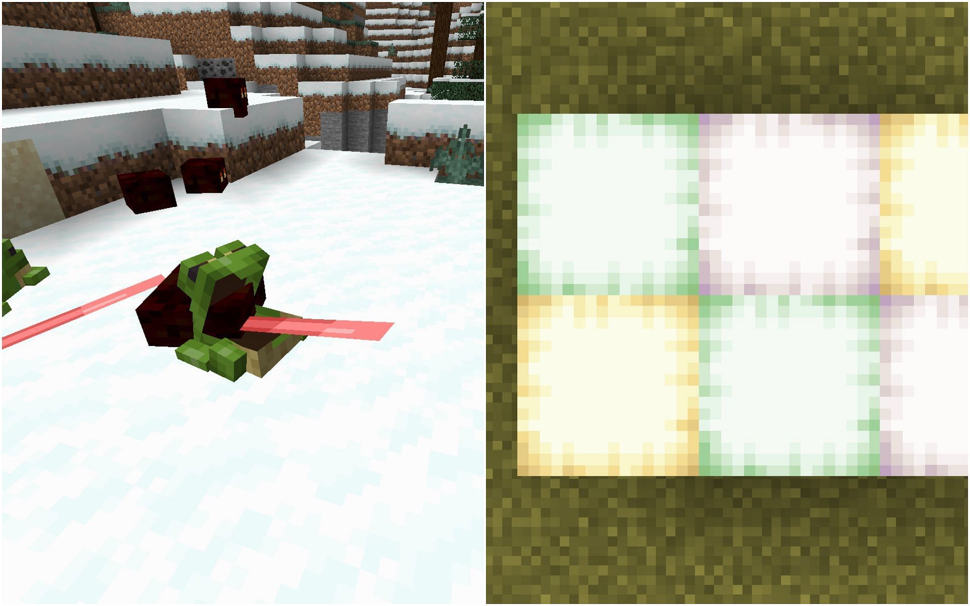 Froglights, an upcoming light block in Minecraft, can be obtained when frogs kill small magma cubes (Image via Minecraft)
