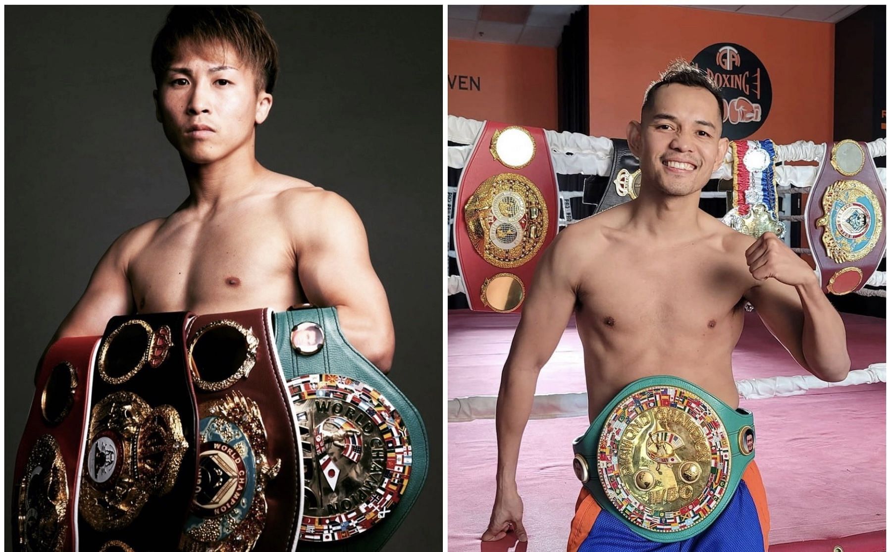 Naoya Inoue (left), Nonito Donaire (right) - Images via @naoyainoue_410, @nonitodonaire on Instagram