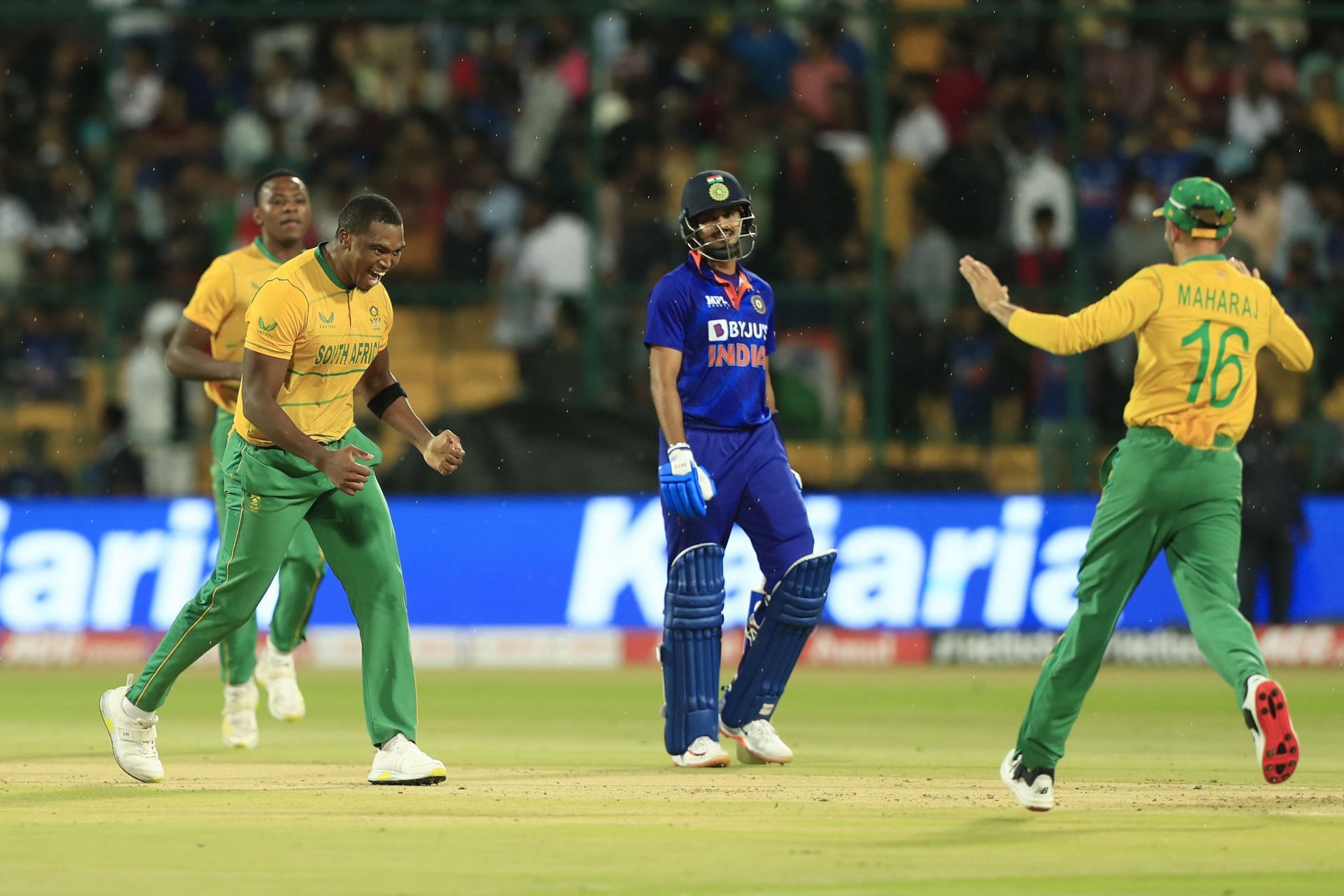 Ruturaj Gaikwad fell prey to Lungi Ngidi in the last two T20Is