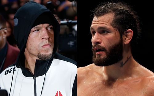 Nate Diaz (left); Jorge Masvidal (right)