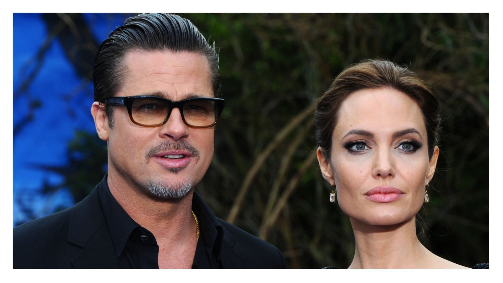 Brad Pitt and Angelina Jolie (image via gettyimages/Anthony Harvey)