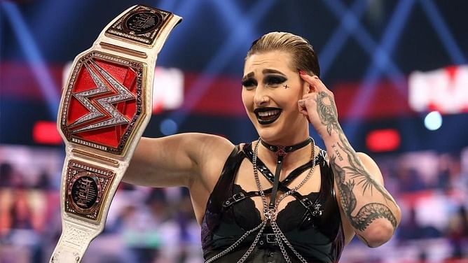 "I love her!" - Former WWE US Champion sends a message to Rhea Ripley after she responds to troll, latter reacts