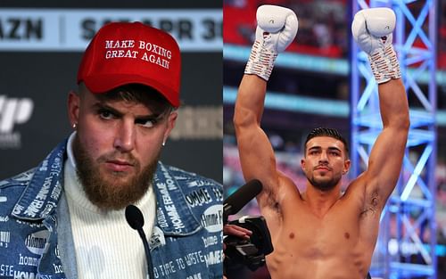 Jake Paul (left) and Tommy Fury (right) (Image credits Getty)