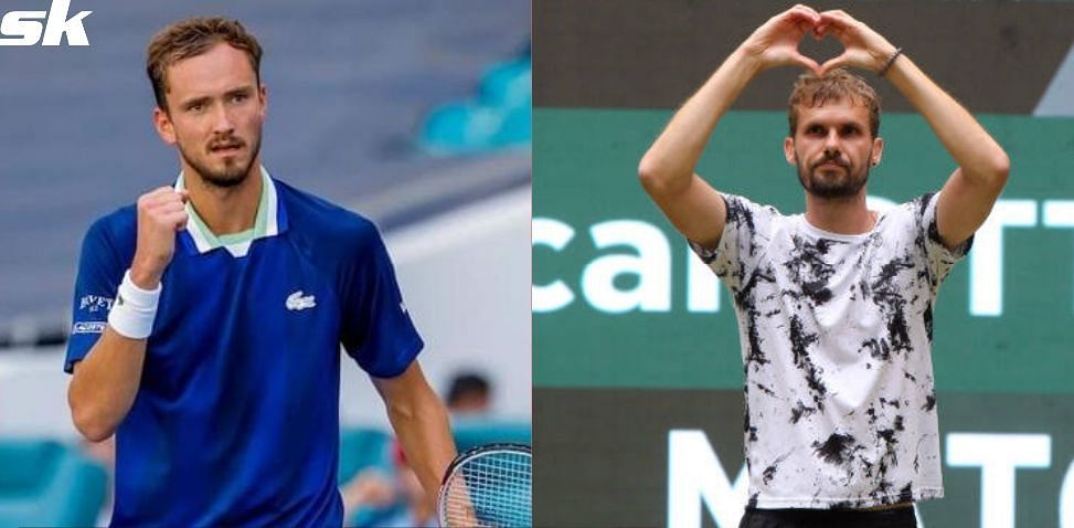 Daniil Medvedev will take on Oscar Otte in the semifinals of the Halle Open