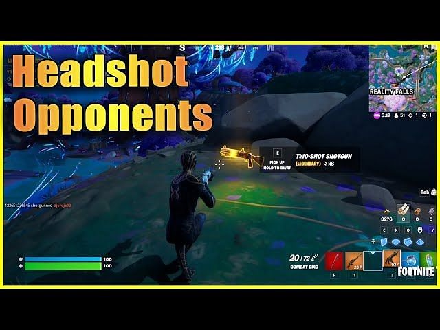 Fortnite: How to headshot opponents with the Two-Shot Shotgun