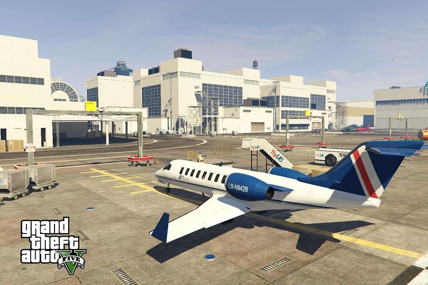 Grand theft auto 5 where is the airport on the map