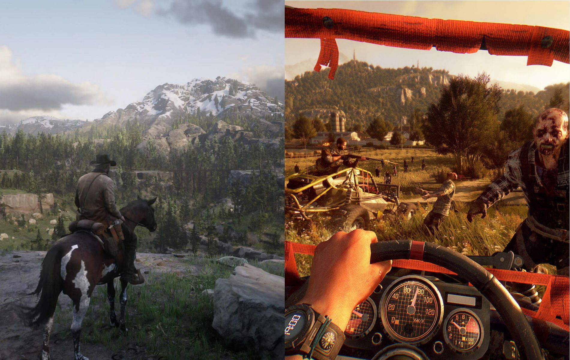 Which of these massive adventures are you interested in? (Images via Take Two/Techland)