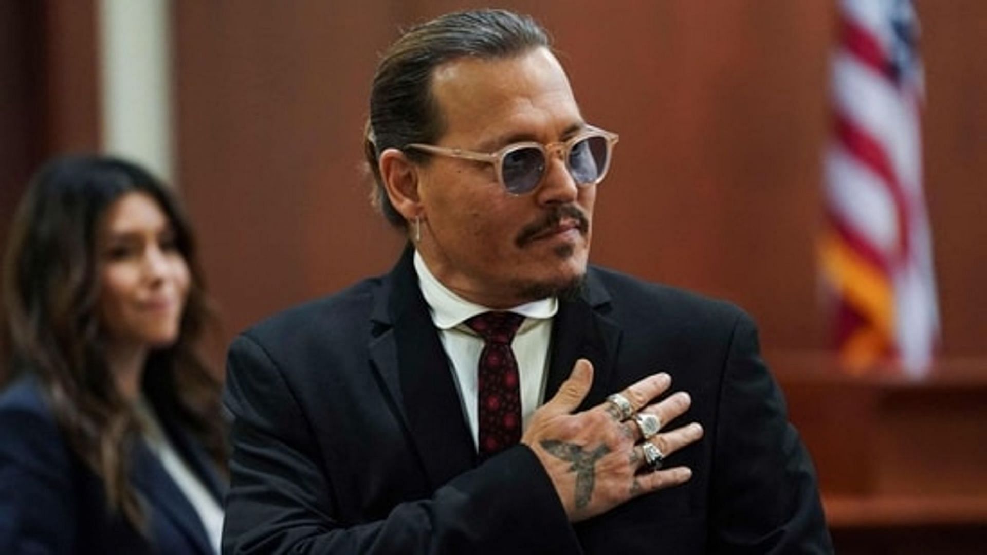 Johnny Depp spotted at Newcastle, UK pub moments before defamation trial verdict announcement (Image via Getty Images)