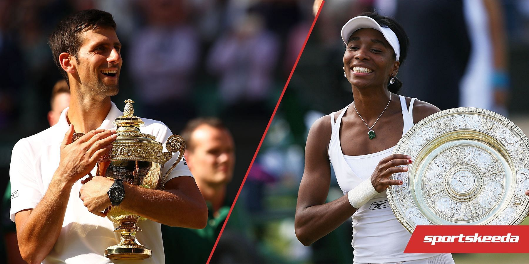 Novak Djokovic and Venus Williams have both won Wimbledon when they were seeded very low