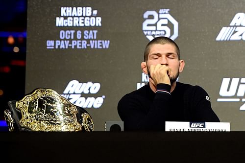 Khabib Nurmagomedov at UFC 229 Press Conference