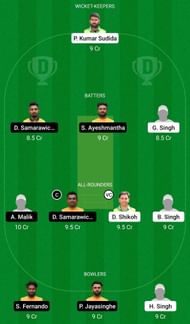 Dream11 Team for Bergamo CC vs Milan Kingsgrove - ECS T10 Milan 2022.